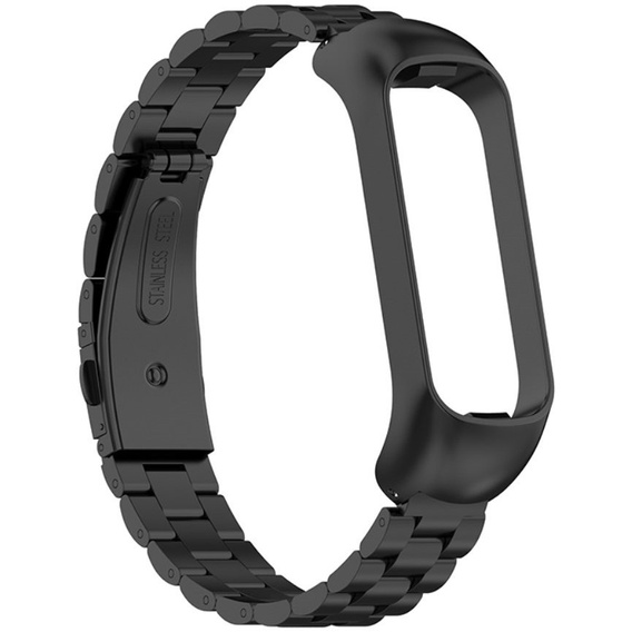 Stalowa Bransoleta do Samsung Galaxy Fit 2 SM-R220, Czarna