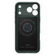 Etui Spigen do iPhone 17 Pro Max, Thin Fit Mag MagSafe, Abyss Green