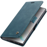 Etui CASEME do Samsung Galaxy Note 10 Plus/5G, Leather Wallet Case, zielone