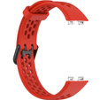 Pasek Silikonowy do Huawei Band 8 / Huawei Band 9 / Huawei Band 10, Czerwony