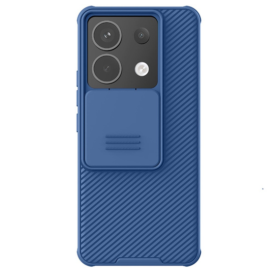 Etui do Xiaomi Redmi Note 13 Pro 5G / Poco X6 5G, pancerne Nillkin, CamShield Pro, Niebieskie