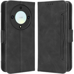 Etui z klapką do Honor Magic 5 Lite 5G, Card Slot, czarne
