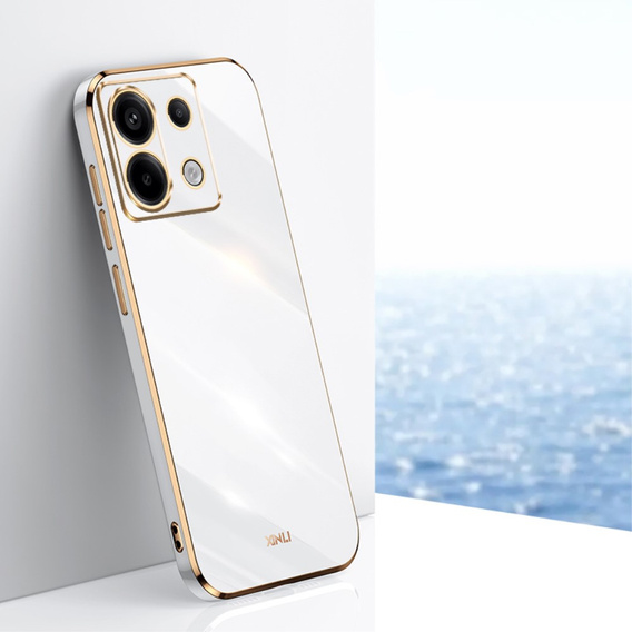 Etui do Xiaomi Redmi Note 13 Pro 5G, Glamour CamShield, białe