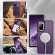 Etui do Samsung Galaxy S20 FE, do MagSafe, ERBORD Matt Case, ciemnofioletowe + Szkło na ekran