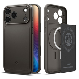 Etui Spigen do iPhone 17 Pro, Thin Fit Mag MagSafe, Gunmetal
