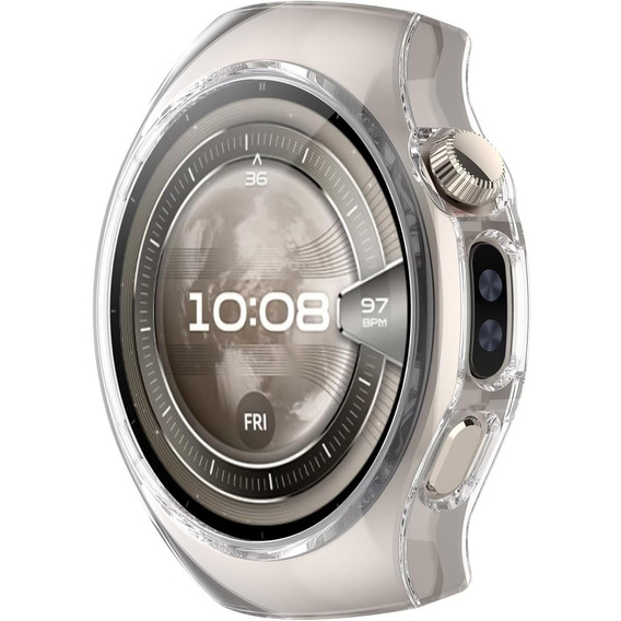Etui ochronne do Huawei Watch 5 42mm, przezroczyste