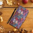 Etui z klapką do Xiaomi Redmi 13C / Poco C65, Wallet, Kaleidoscope