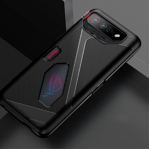 Etui do ASUS ROG Phone 8 Pro, Carbon Gel, czarne