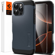 Etui Spigen do iPhone 16 Pro, Tough Armor Mag MagSafe, granatowe