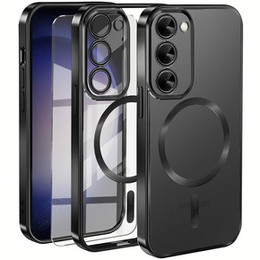 Etui do Samsung Galaxy S23 Plus, Electro MagSafe, czarne + Szkło na ekran