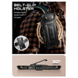 Etui Supcase do iPhone Air, Unicorn Beetle Pro, Black