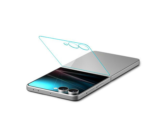 Szkło do etui + Aplikator Spigen Glas.tR EZ Fit HD 2-Pack do Samsung Galaxy Z Flip7
