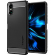 Etui Spigen Case do Sony Xperia 10 VI, Rugged Armor, Matowe, Czarne