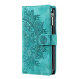 Etui z klapką do Xiaomi Redmi Note 13 Pro 4G / Xiaomi Redmi Note 14S / Xiaomi Poco M6 Pro 4G, Mandala, zielone