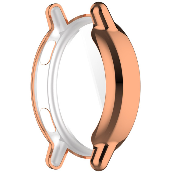 2w1 Etui z Osłoną na ekran do Garmin Vivoactive 5, Różowe rose gold