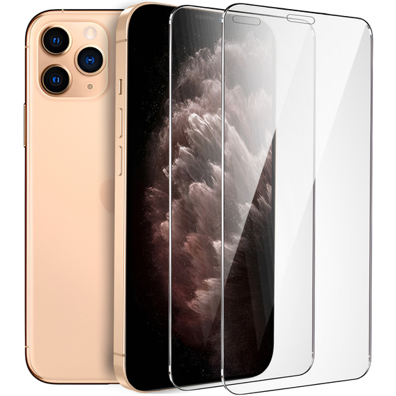 2x Szkło Hartowane do iPhone 11 Pro Max, ERBORD 9H Hard Glass, szybka