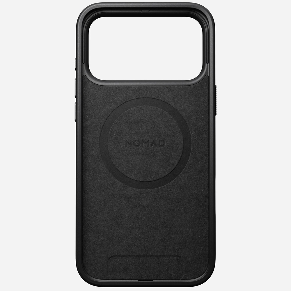 Wnętrze etui Nomad Modern Leather Folio wyłożone mikrofibrą