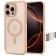 Etui Spigen Ultra Hybrid T Mag MagSafe do iPhone 16 Pro Max – Frost Rose Titanium + Szkło Hartowane 9H