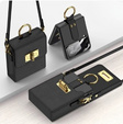 OUTLET Etui do Samsung Galaxy Z Flip7 FE / Z Flip6, Finger Ring, czarne