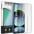 2x Szkło Hartowane do Xiaomi Redmi Note 14 4G, ERBORD 9H Hard Glass, szybka
