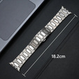 Bransoleta do Apple Watch 1/2/3/4/5/6/7/8/9/10/11/SE Ultra 1/2/3 42/44/45/46/49mm, Tytanowa