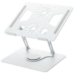Aluminiowa podstawka do laptopa do 17.3" cali, srebrna