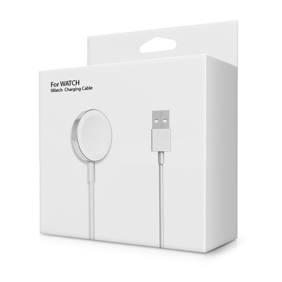 Ładowarka magnetyczna do zegarków Apple Watch, Biała