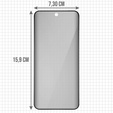 2x Szkło Prywatyzujące do Xiaomi Redmi Note 15 5G / Poco M8 5G, ERBORD Anti-Spy Hartowane