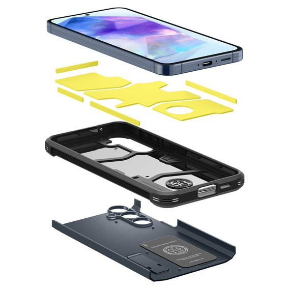 Etui Spigen do Samsung Galaxy A55 5G, Tough Armor, Granatowy