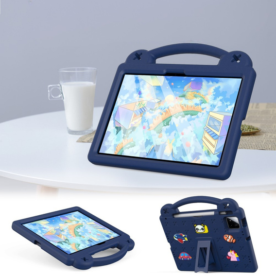 Etui do Xiaomi Pad 7 / 7 Pro, Cute Patterns, z podstawką, granatowe