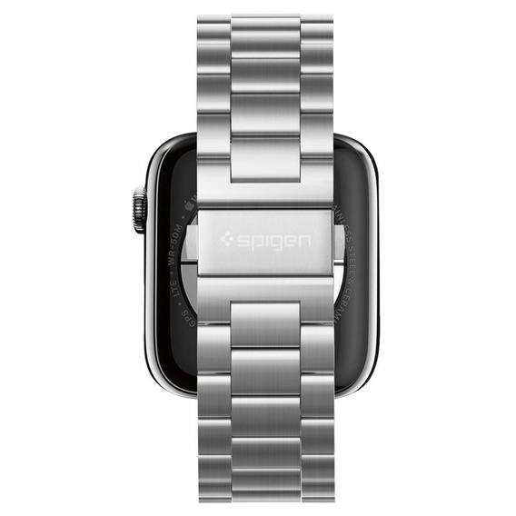 Bransoleta SPIGEN do Apple Watch 1/2/3/4/5/6/7/8/9/10/11/SE Ultra 1/2/3 42/44/45/46/49mm, Modern Fit Band, Srebrna