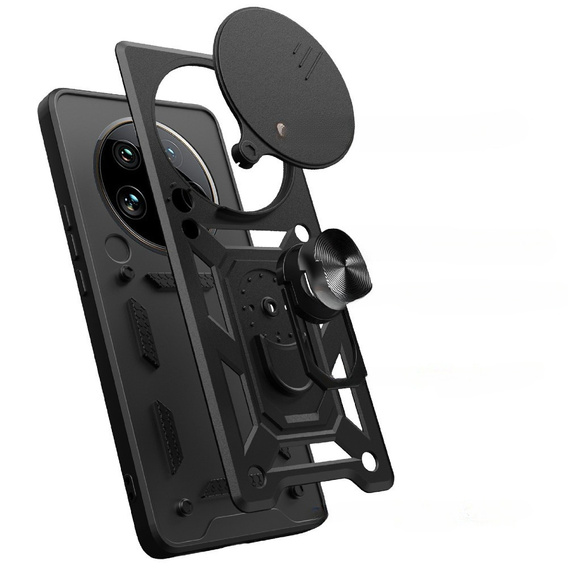 Etui pancerne do Xiaomi 14 Ultra, CamShield Slide, czarne