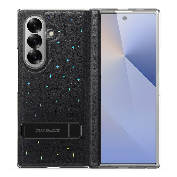Etui Dux Ducis Stex do Samsung Galaxy Z Fold7 5G z podstawką i szkłem hartowanym