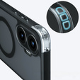 Etui do Xiaomi Poco F7 do MagSafe, ERBORD Matt Case - czarne