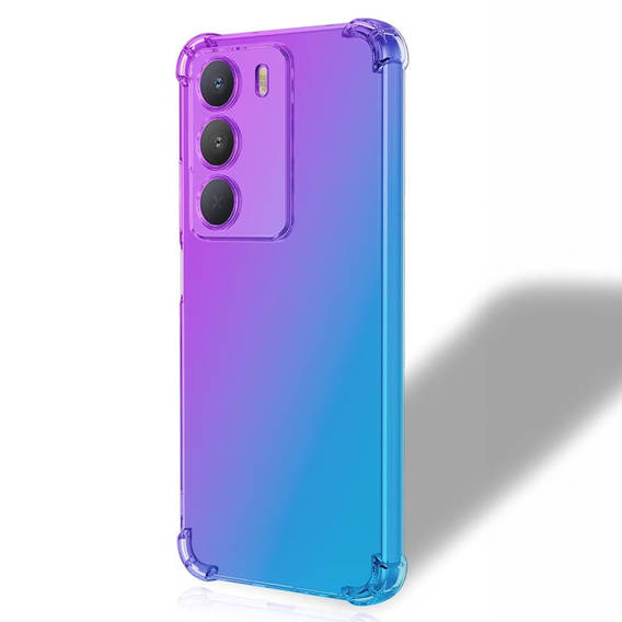 Etui Gradient Dropproof do Realme C71, Fioletowe / niebieskie