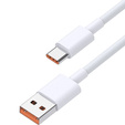 Xiaomi Oryginalny Kabel USB-A - USB-C, 6A,  White (bulk)