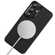 Etui do Samsung Galaxy S24, ERBORD KevlarGuard do MagSafe, czarne