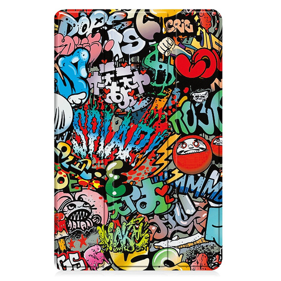 Etui do Samsung Galaxy Tab A11+/A9+, Smartcase, Graffiti