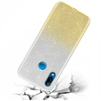 Etui Glitter Case do Huawei P20 Lite - Transparent/Gold