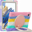Etui dla dzieci do Samsung Galaxy tab A8 10.5 SM-X200 SM-X205, pancerne z paskiem, wielokolorowe