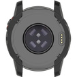 Etui silikonowe do Garmin Fenix 7, Przezroczysty Czarny