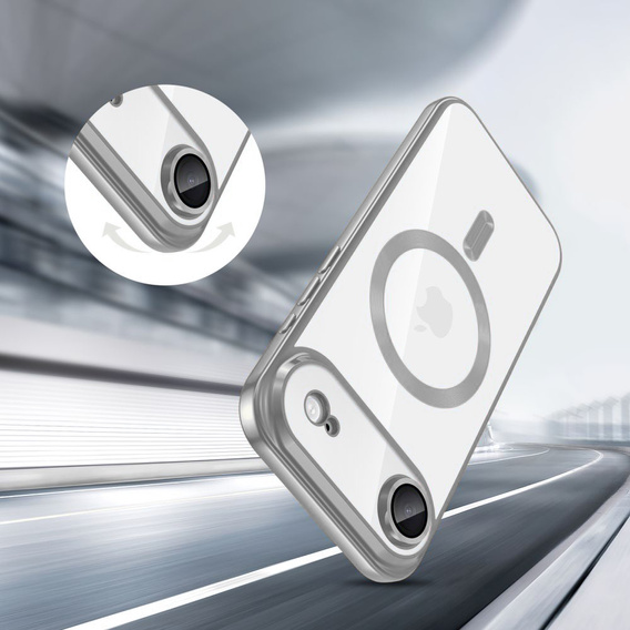 Etui do iPhone Air Electro MagSafe – srebrne