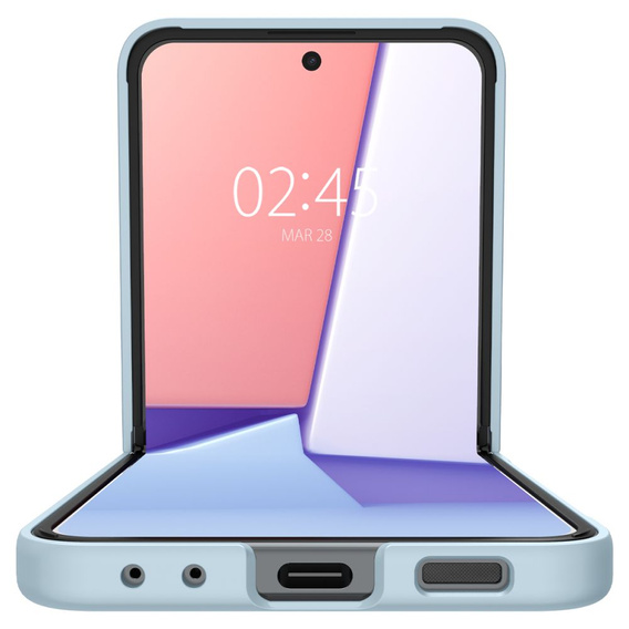 Etui Spigen do Samsung Galaxy Z Flip 5, Airskin, Niebieskie