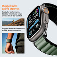Pasek Spigen WBF1 Band do Apple Watch 8/9/10/11/SE/Ultra 1/2 (44/45/46/49 mm) – Black / Green