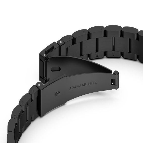 Bransoleta Stalowa do Huawei Band 8 / Huawei Band 9 / Huawei Band 10, Czarna