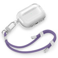 Smycz do telefonu Spigen Crossbody Strap + Wrist Strap + ConTag, fioletowa