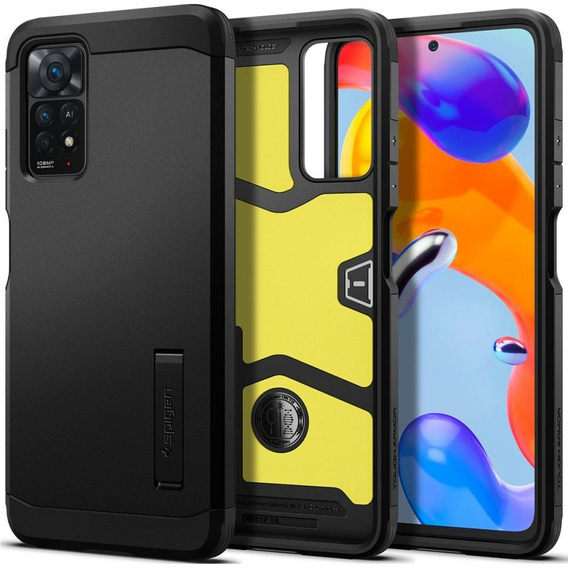 Etui Spigen do Xiaomi 11 Pro / 11 Pro 5G, Tough Armor, czarne