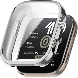 Etui z elastycznego TPU do Amazfit Bip 6 – pełna ochrona i stylowy wygląd - srebrne