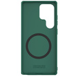 Etui NILLKIN do Samsung Galaxy S25 Ultra, Frosted Shield, do MagSafe, zielone