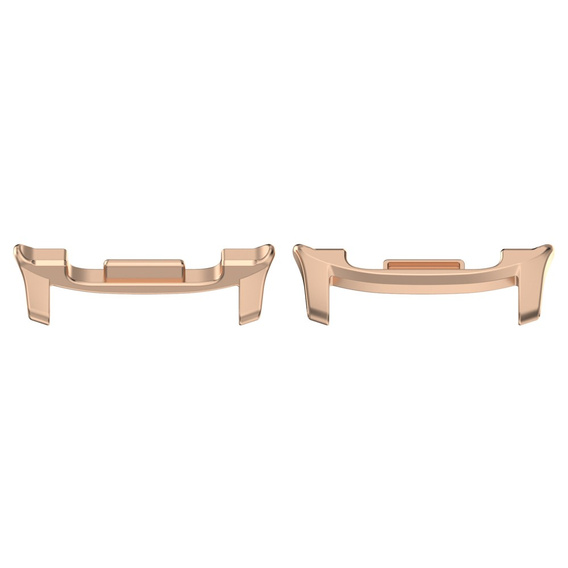 2x Adapter złącze do paska do Samsung Galaxy Watch 8 40mm / 44mm, Różowe rose gold
